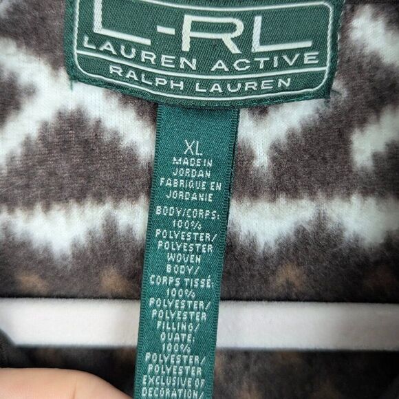 LRL | Brown Geometric Hybrid Jacket Size XL - Picture 5 of 9